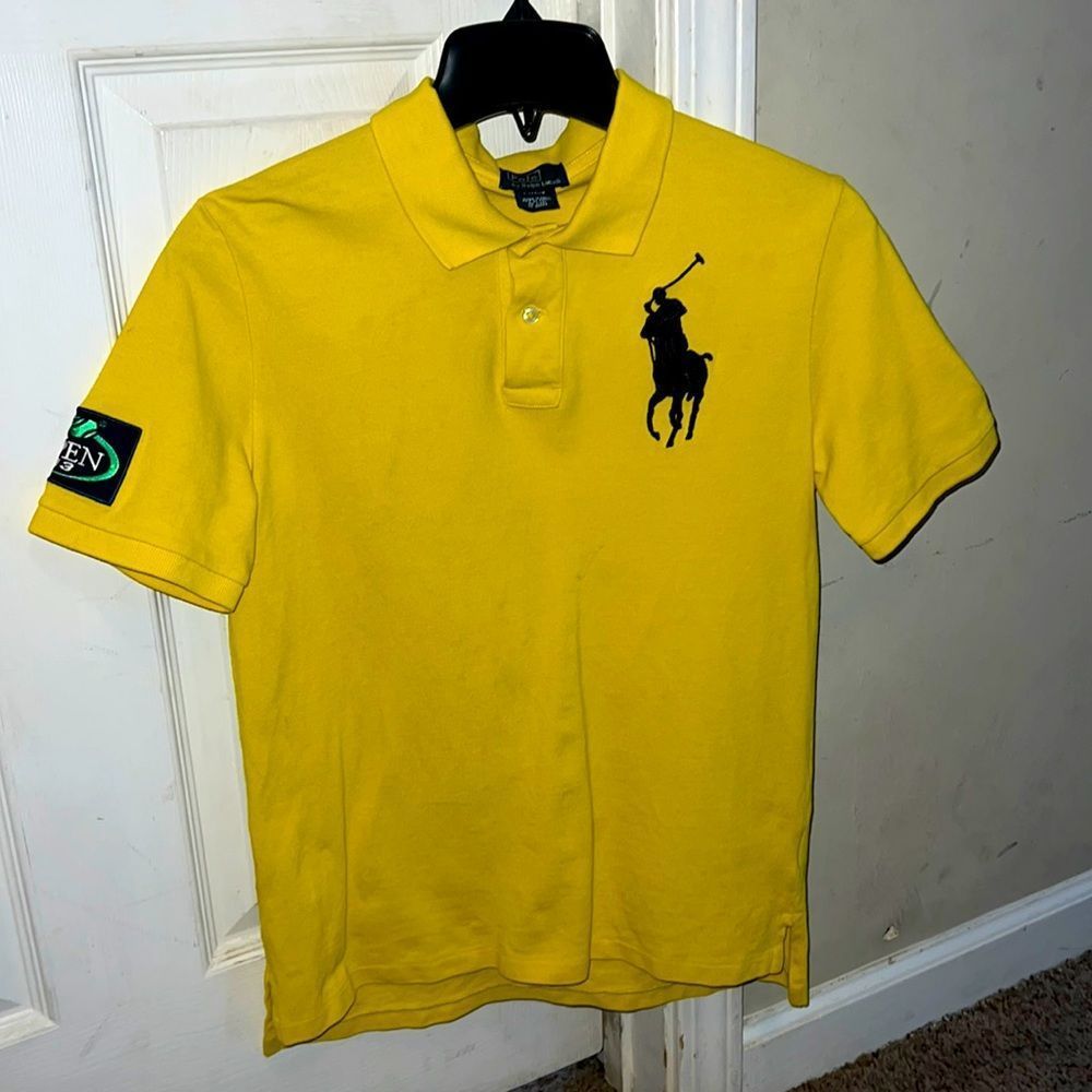 Boys Ralph Lauren Polo Shirt w/ Large Polo Logo